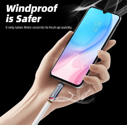 Portable Cigarette Lighter with Blow Sensor