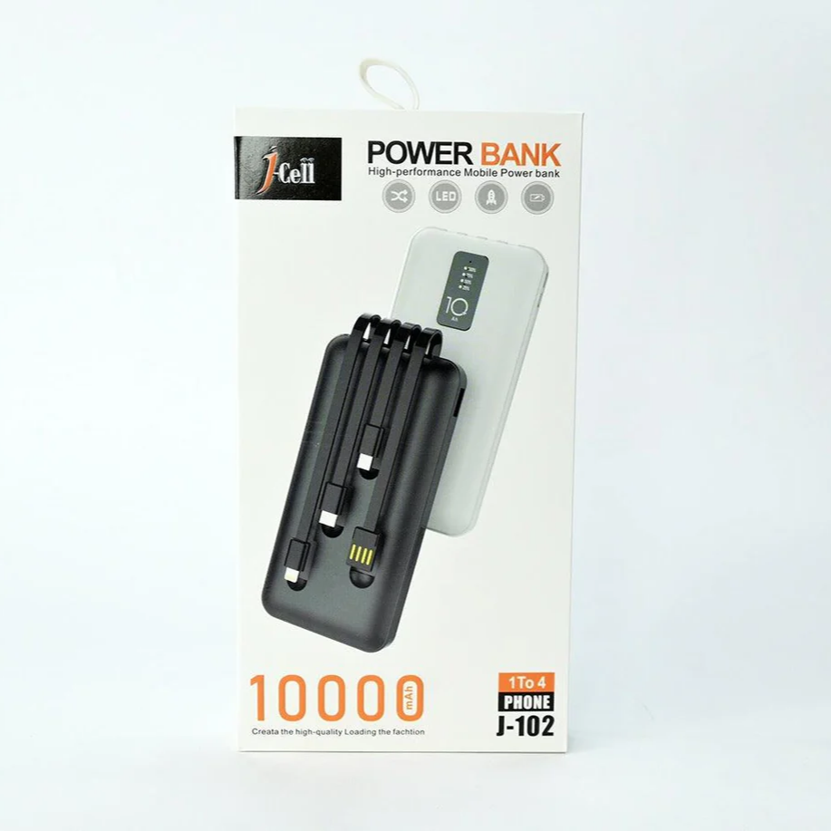 J-Cell Power Bank (J-102) 10000 mAh